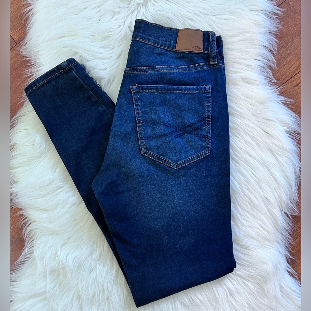 Aero High Rise 5-Pocket Jean-Size 4 Regular